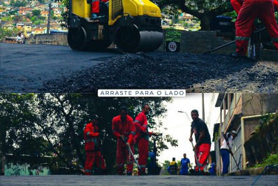 Serviços Públicos realiza recapeamento asfáltico em alguns pontos de Meriti