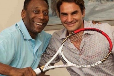 Pelé manda recado e exalta Roger Federer: 'Você sempre será um ídolo'