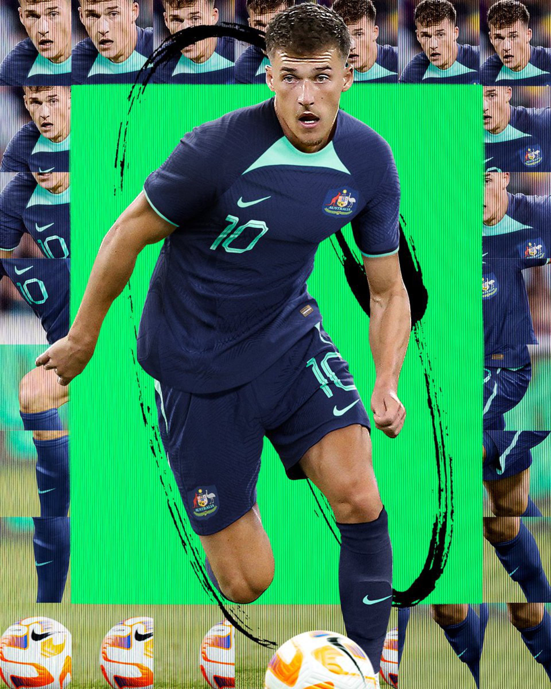 Segundo uniforme da Austrália - Divulgação