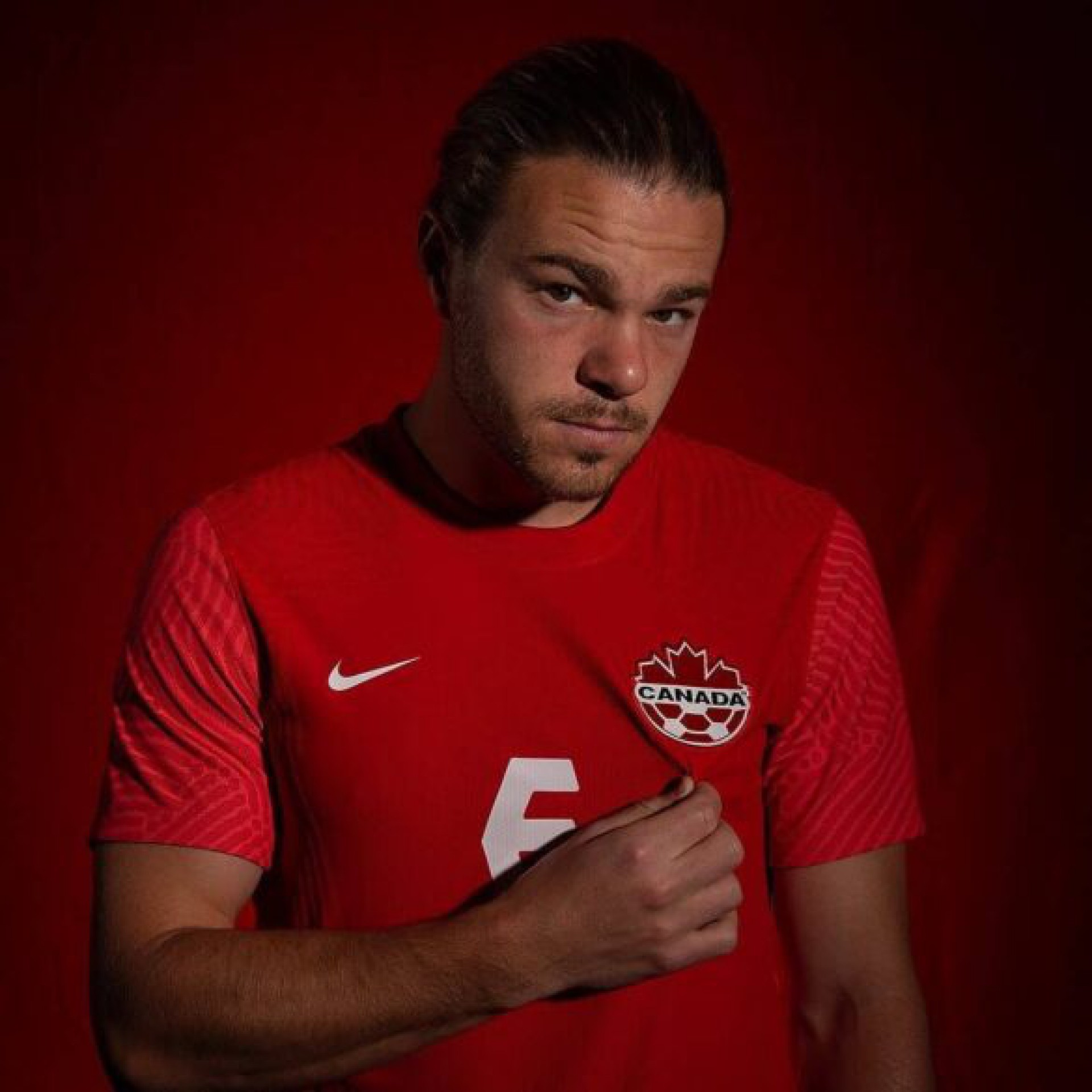 Primeira camisa do Canadá, que faz parte do Grupo F - Divulgação