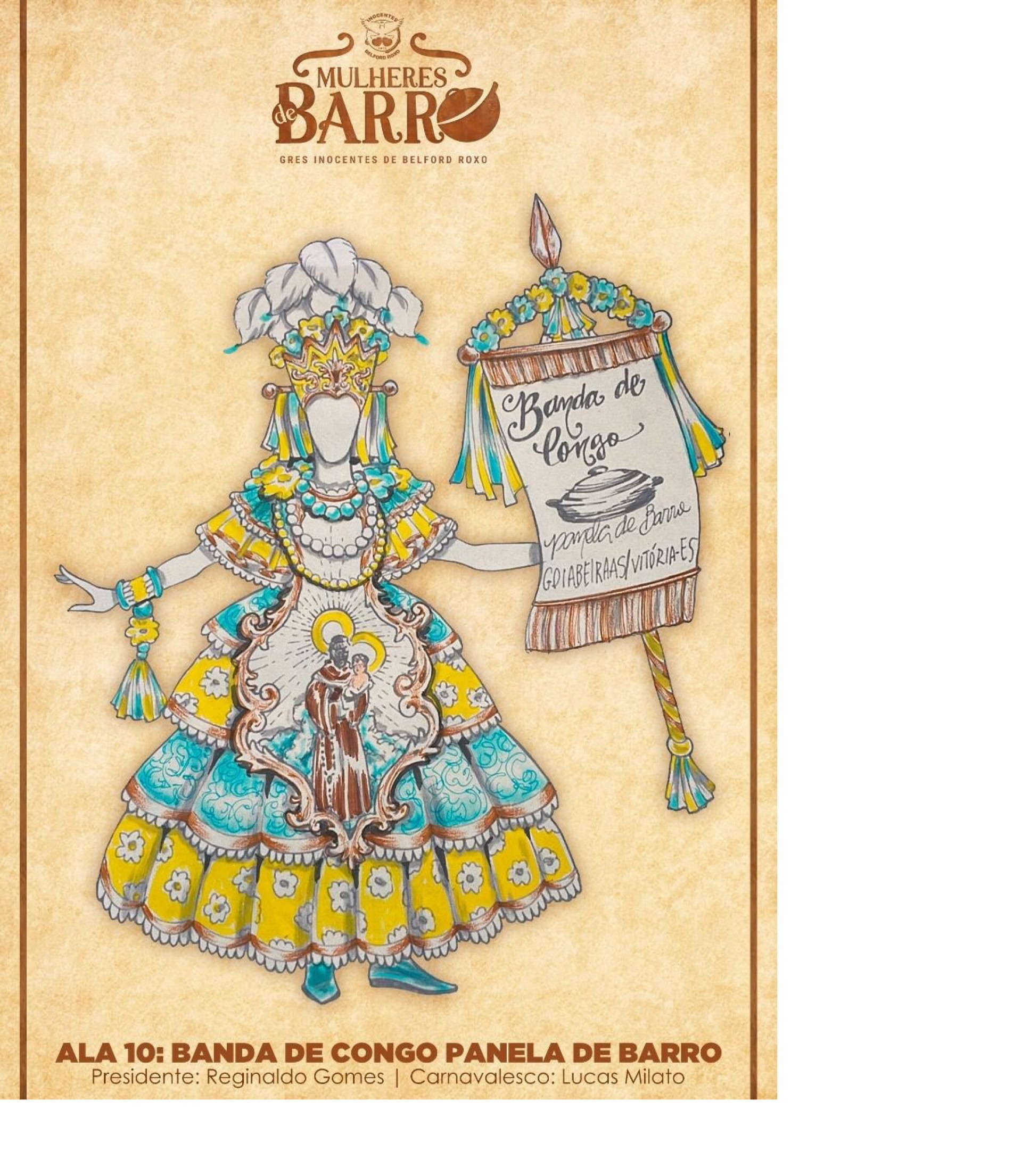 O presidente Reginaldo Gomes (E), vice-presidente Leandro Santoro (D), presidente de Honra Rodrigo Gomes (de camisa preta, entre dois chefes de atelier)