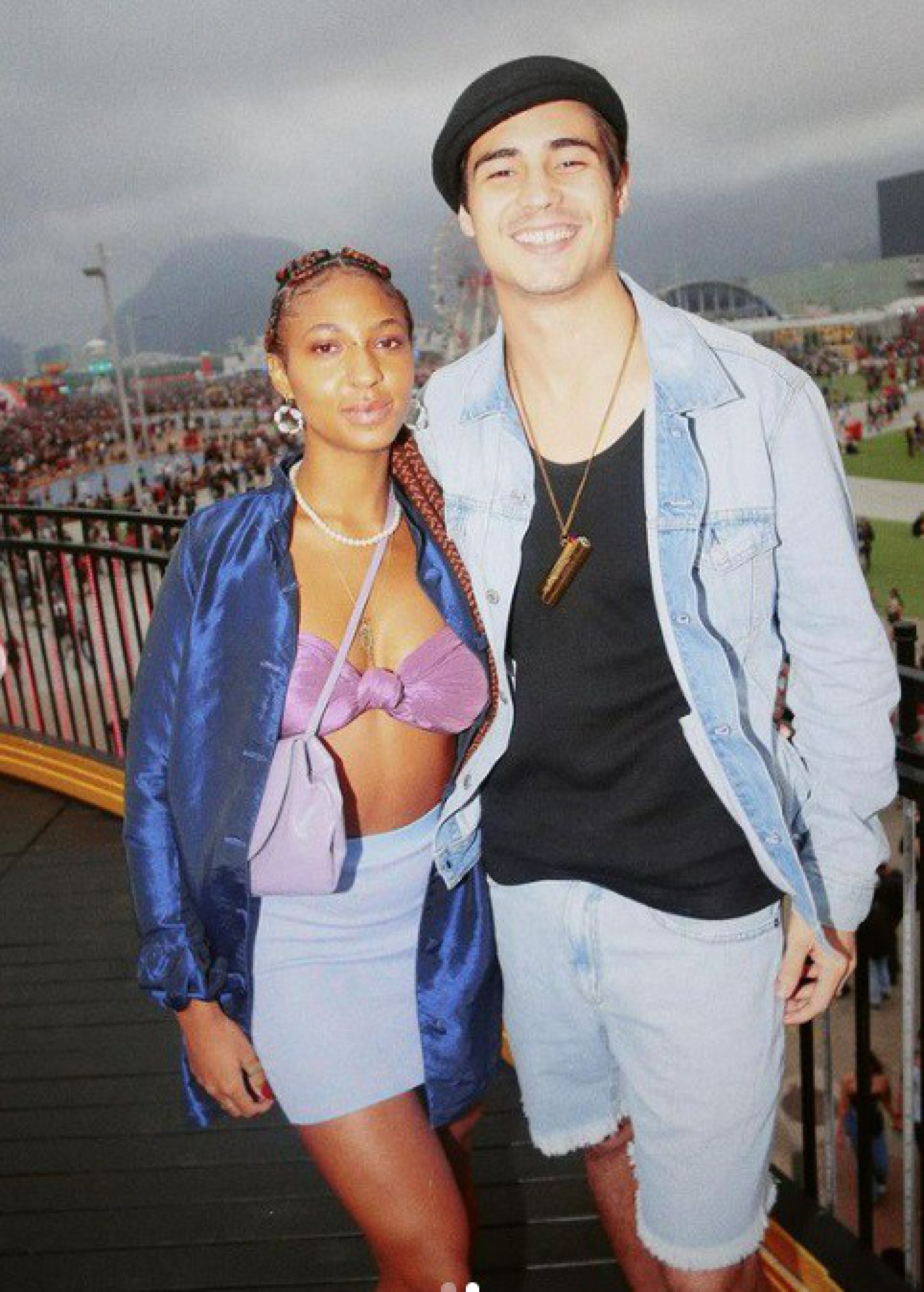 Danilo Mesquita e a namorada, Domenica Dias - Reprodução do Instagram