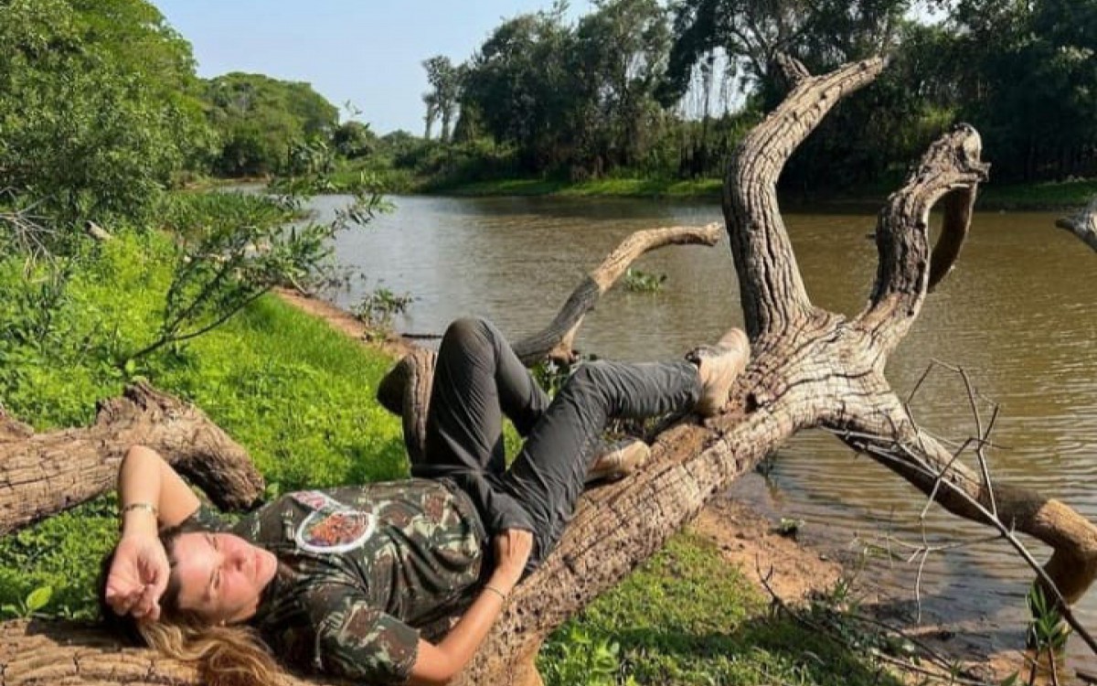 Cristiana Oliveira fez uma participação especial em 'Pantanal' - Reprodução/Instagram