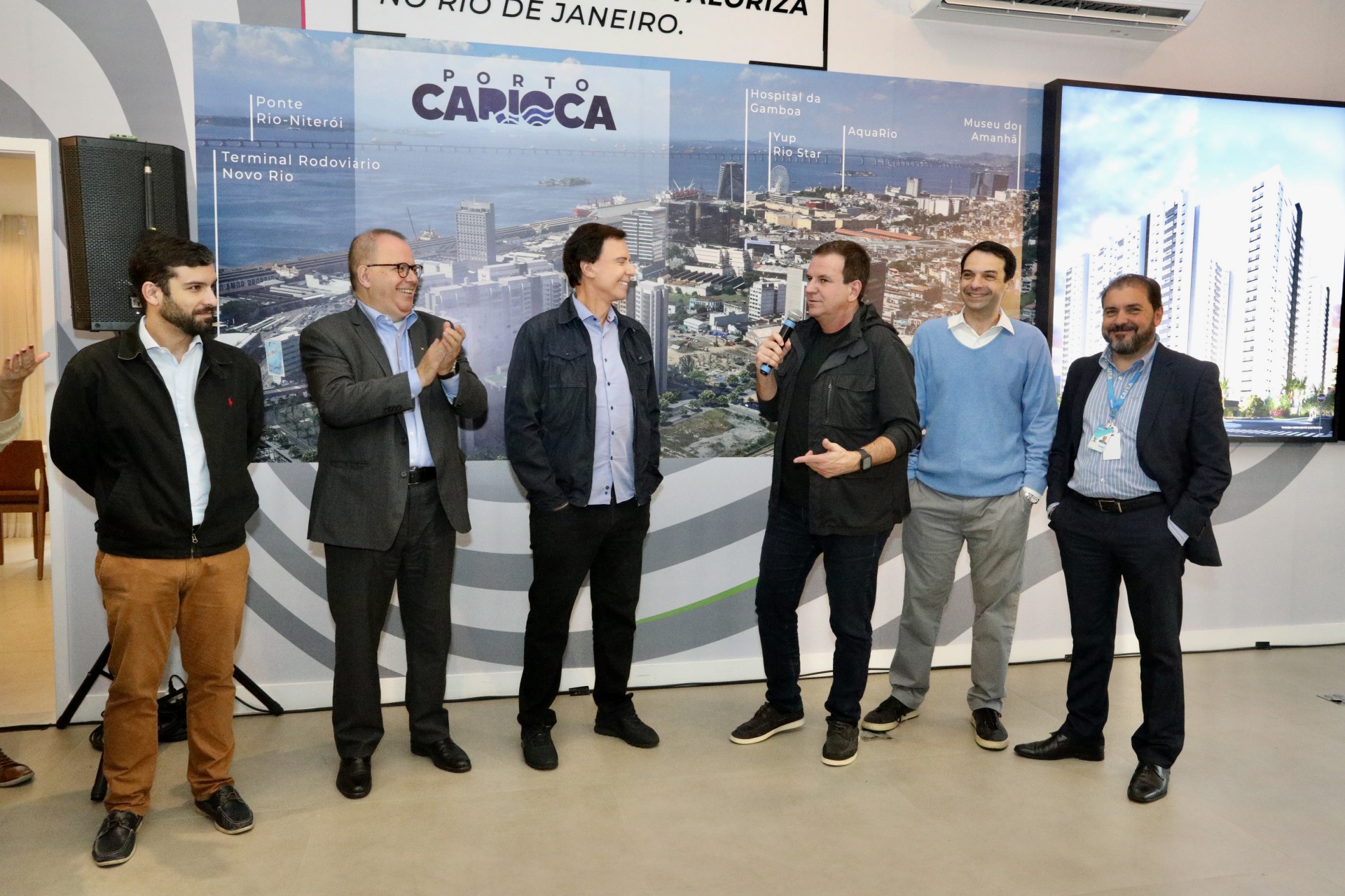 Lançamento do empreendimento Porto Carioca aconteceu nesta sexta-feira (16) - Beth Santos / Prefeitura do Rio