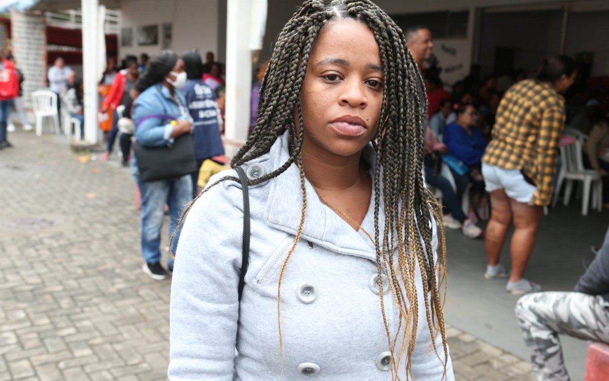 Leidiane dos Santos, moradora de S&atilde;o Jo&atilde;o de Meriti, tentou realizar o cadastro no Cras da Pavuna