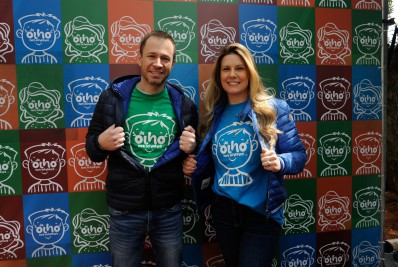 Tiago Leifert e Daiana Garbin lançam campanha de conscientização sobre câncer ocular