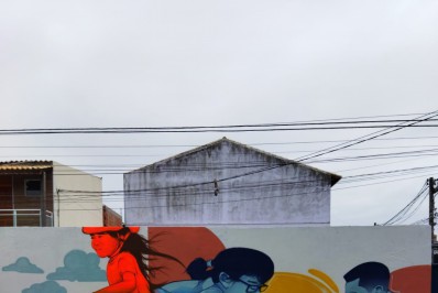 Pedala Macaé inaugura arte em grafite em escola pública municipal