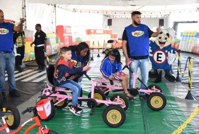 Semana Nacional do Trânsito começa com blitz educativa e montagem de minicidade em Maricá