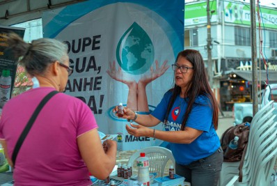 Saúde Ambiental leva orientações e prevenção para a praça 7 de setembro