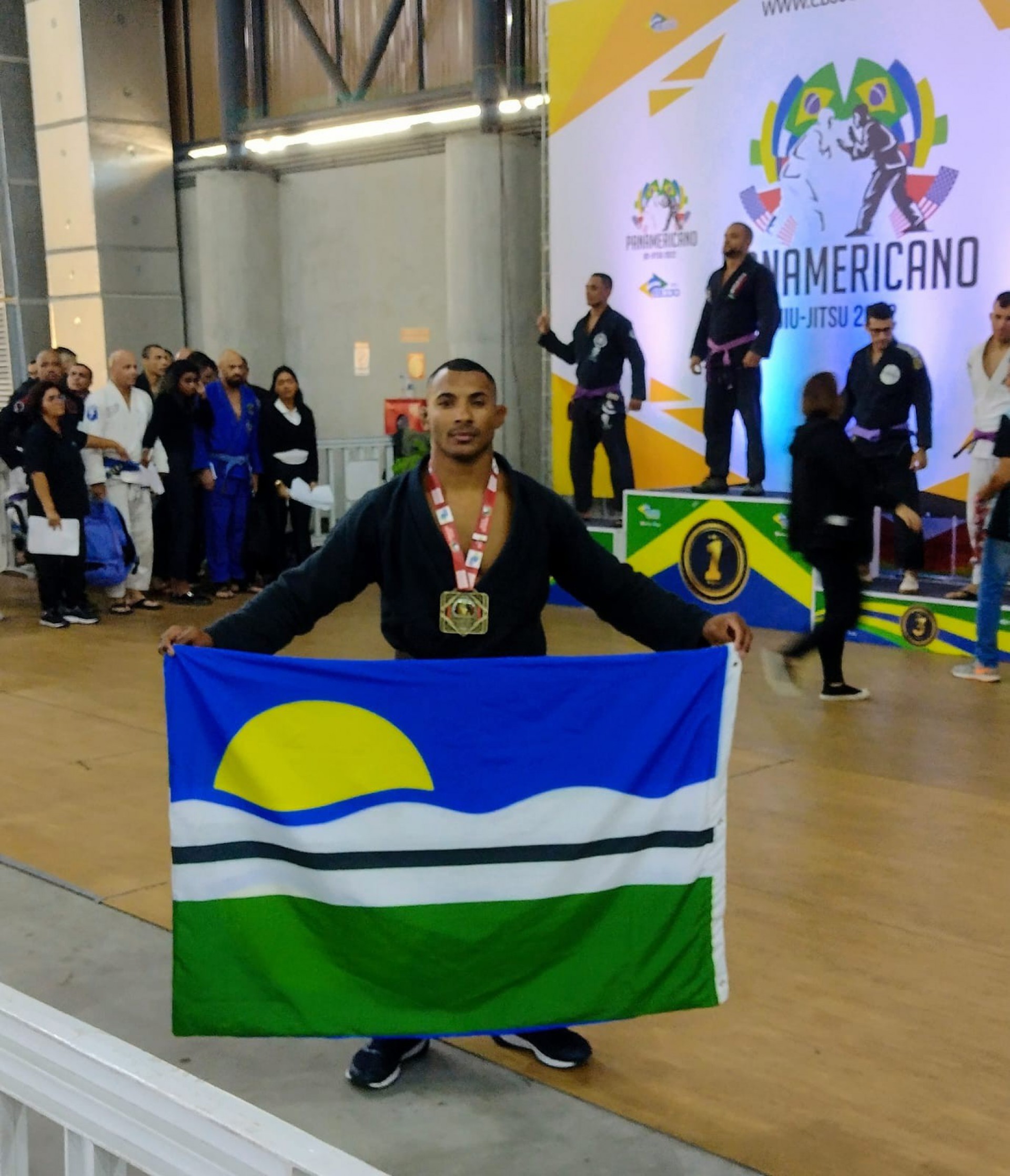 Deivis Rodrigues, conquistou a medalha de bronze no peso m&eacute;dio at&eacute; 82 kg. Com o resultado, o atleta segue no top 1 no ranking da Confedera&ccedil;&atilde;o Brasileira