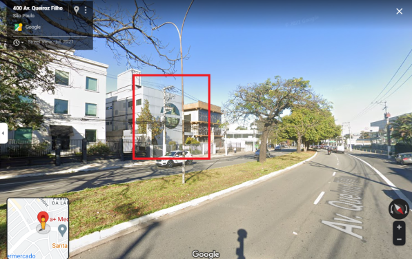 Capturas de tela do Google Street View mostram os mesmos elementos identificados no v&iacute;deo investigado - Reprodu&ccedil;&atilde;o