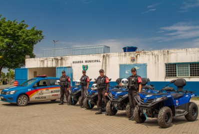 Proeis de Itaguaí recebe reforço de quadriciclos para intensificar patrulhamento