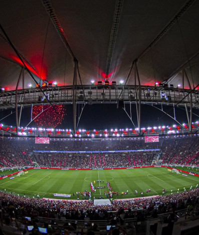 Torcedores do Flamengo lotaram novamente o Maracanã
