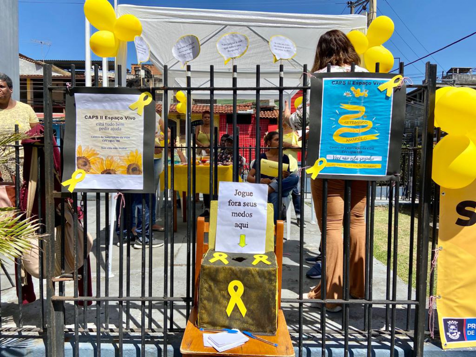 A a&ccedil;&atilde;o chamou a aten&ccedil;&atilde;o de pedestres e servidores p&uacute;blicos para a import&acirc;ncia do Setembro Amarelo - Divulga&ccedil;&atilde;o / PMN