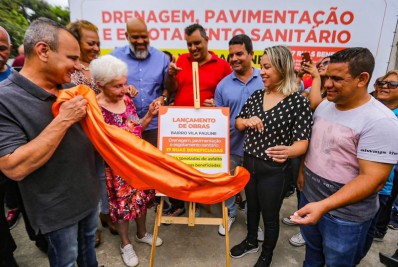 Belford: Prefeitura lança obras em 17 ruas da Vila Pauline