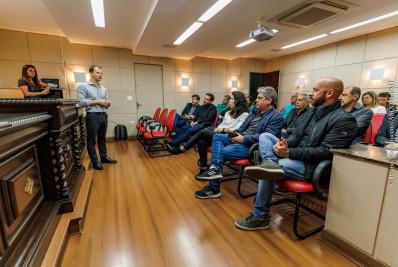 Prefeito Vinicius Claussen reúne lideranças empresariais para apresentar nova concessionária da BR-116 e os benefícios esperados no projeto de concessão para o município