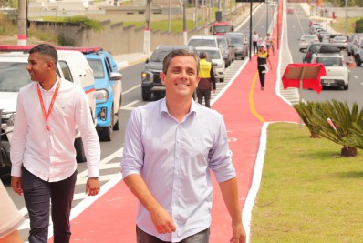 Prefeito Fabiano Horta inaugura obra da Estrada dos Cajueiros e anuncia construção de viaduto no Flamengo