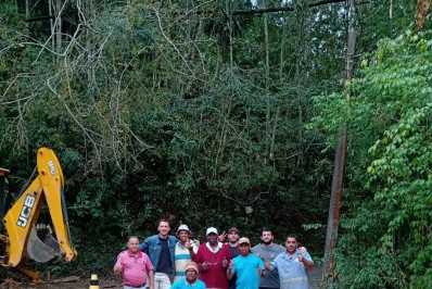 Estrada de acesso ao Pico da Caledônia recebe asfalto e ponte é reconstruída