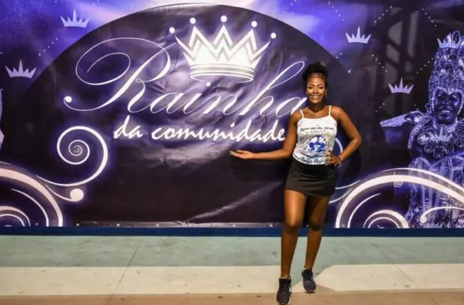 Candidata Mayara Cristina Silvestre de Oliveira
 - Divulgação Beija-Flor