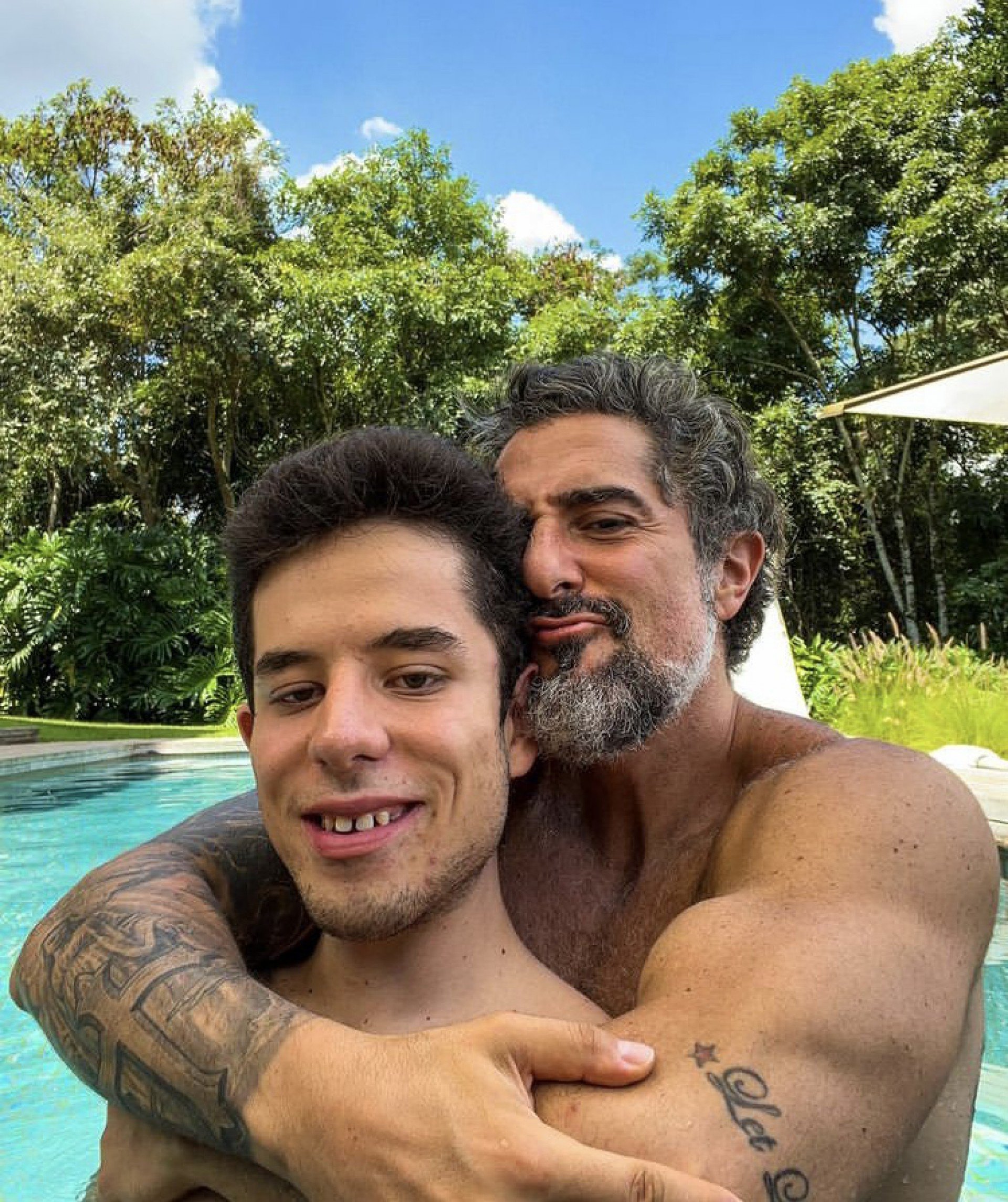 Marcos Mion com o filho Romeo  - Reprodução/Instagram