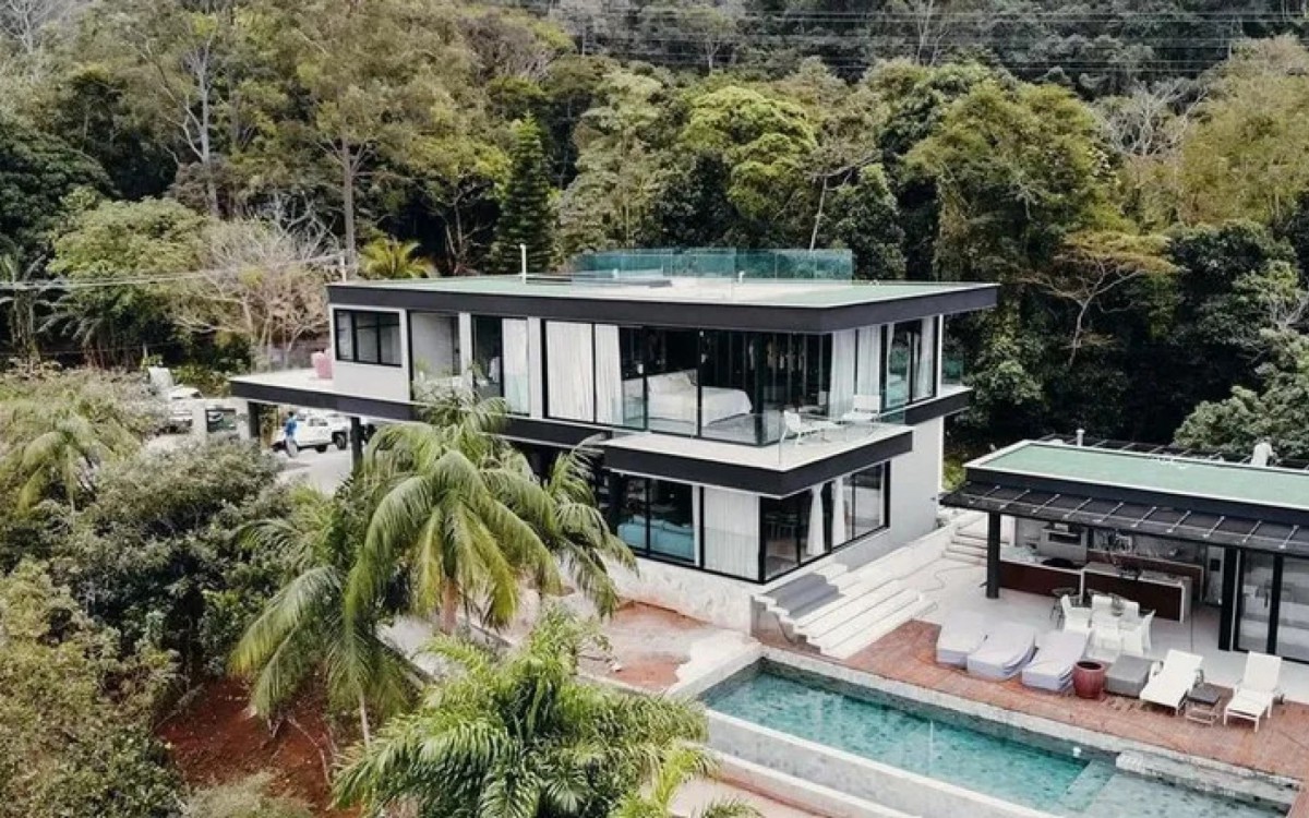 Nova mansão de David Brazil foi construída em terreno de 7 mil m², na Costa Verde - Reprodução/Instagram