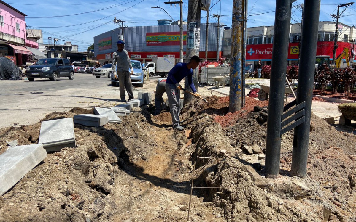 Pra&ccedil;a no bairro de Saracuruna passa por revitaliza&ccedil;&atilde;o - Divulga&ccedil;&atilde;o