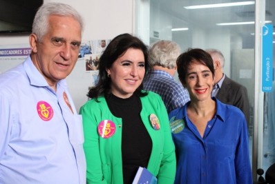 Comte e Simone Tebet visitam a Fundação Oswaldo Cruz no Rio de Janeiro