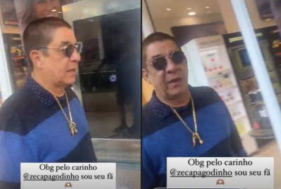 Zeca Pagodinho se recusa a tirar foto com fã: 'Uma hora dessas?'