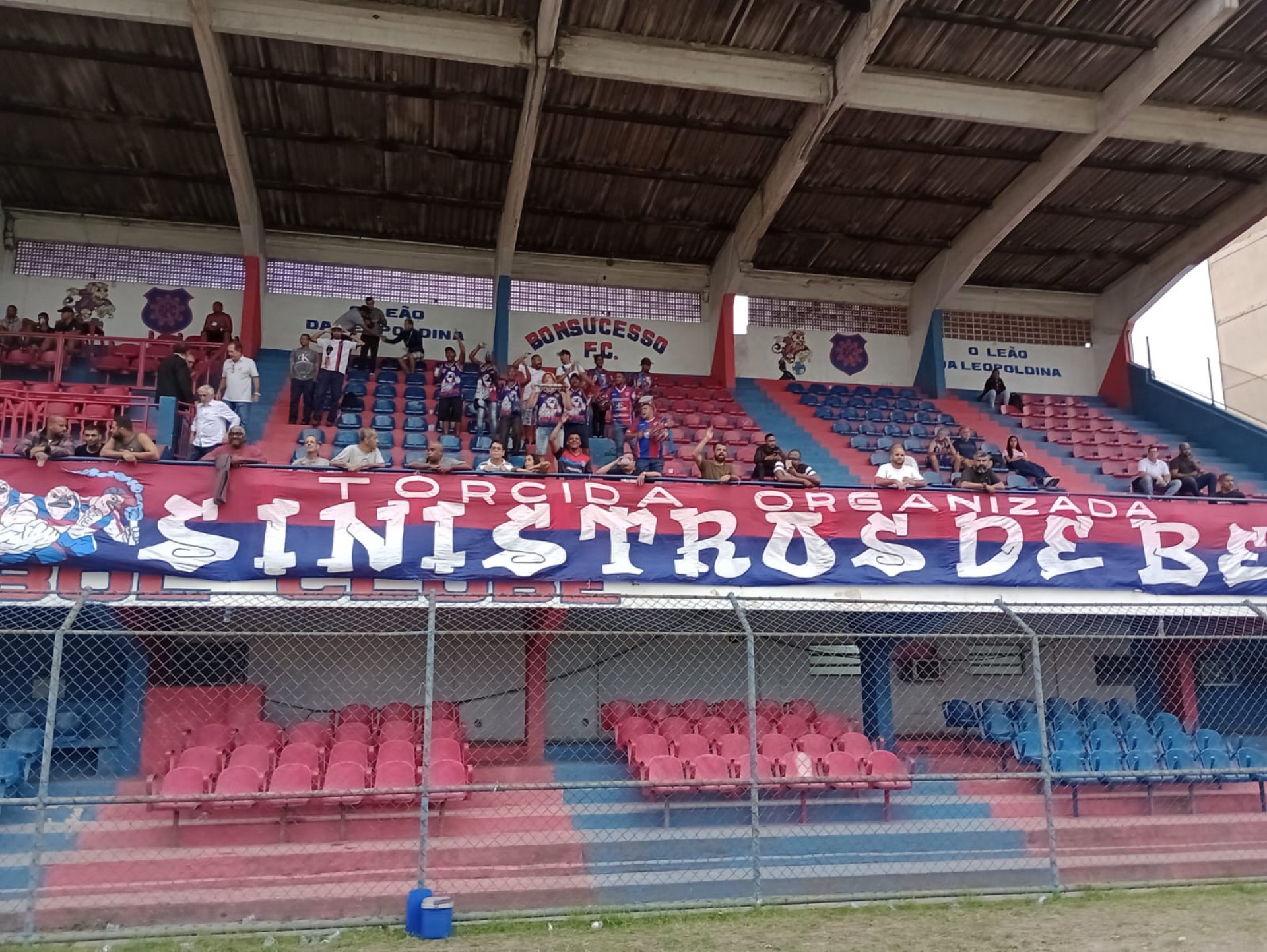 Os torcedores do Sinistros de Bel marcaram presen&ccedil;a em Bonsucesso - Marcos Leandro / SEBR