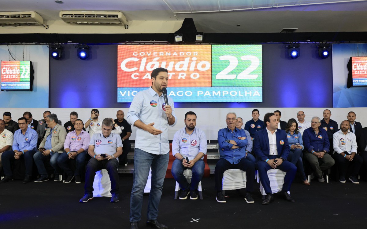 23.09.2022 - O governador Cl&aacute;udio Castro participa de reuni&atilde;o com vereadores do Estado.
