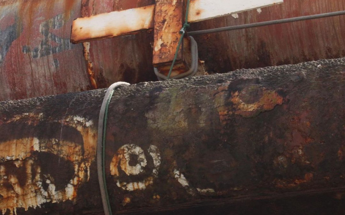 Tubula&ccedil;&atilde;o comprometida na praia de S&atilde;o Conrado
