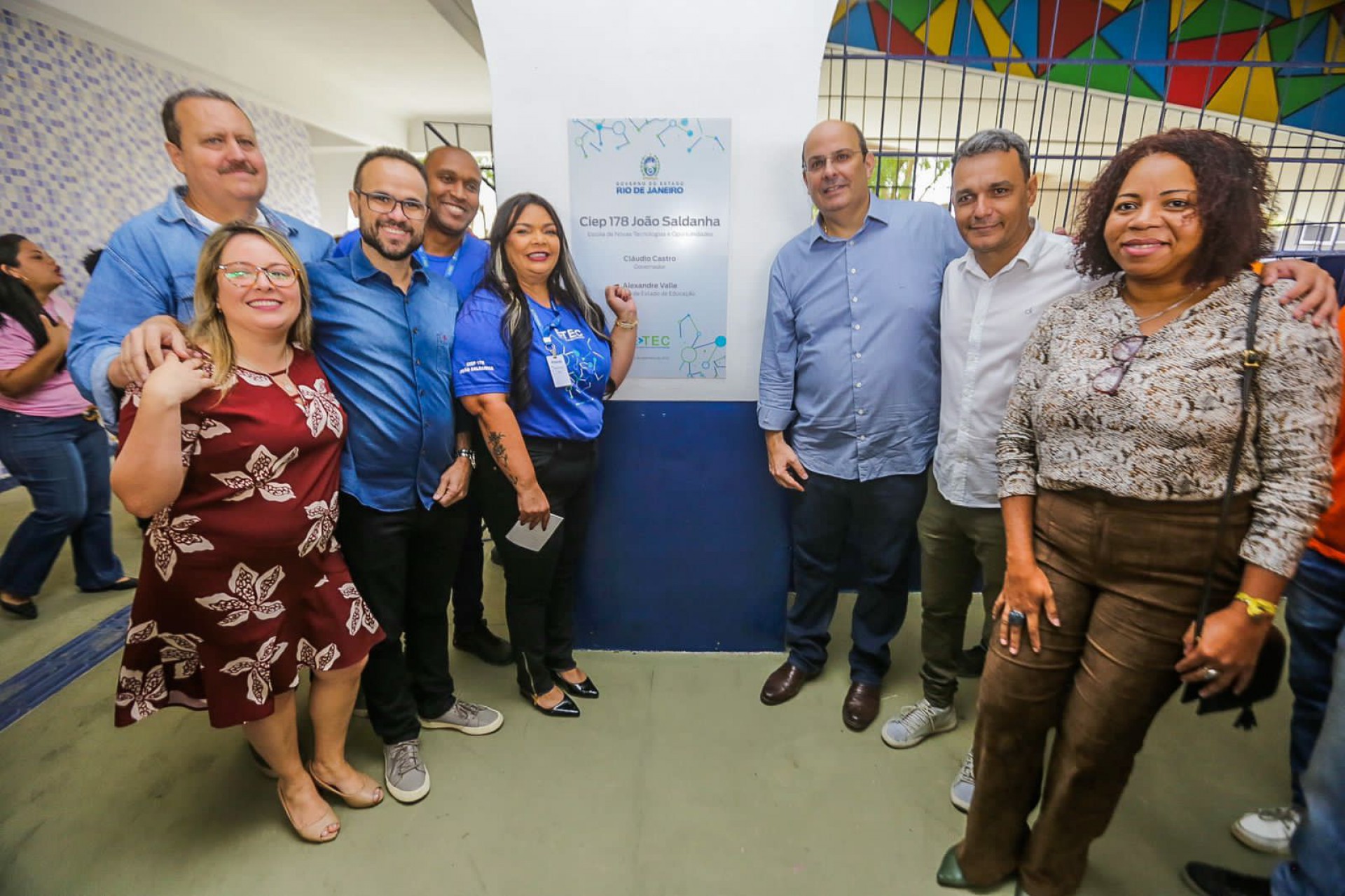 O secretário estadual de Educação, Alexandre Valle, entrega as obras da Etec - Rafael Barreto / PMBR