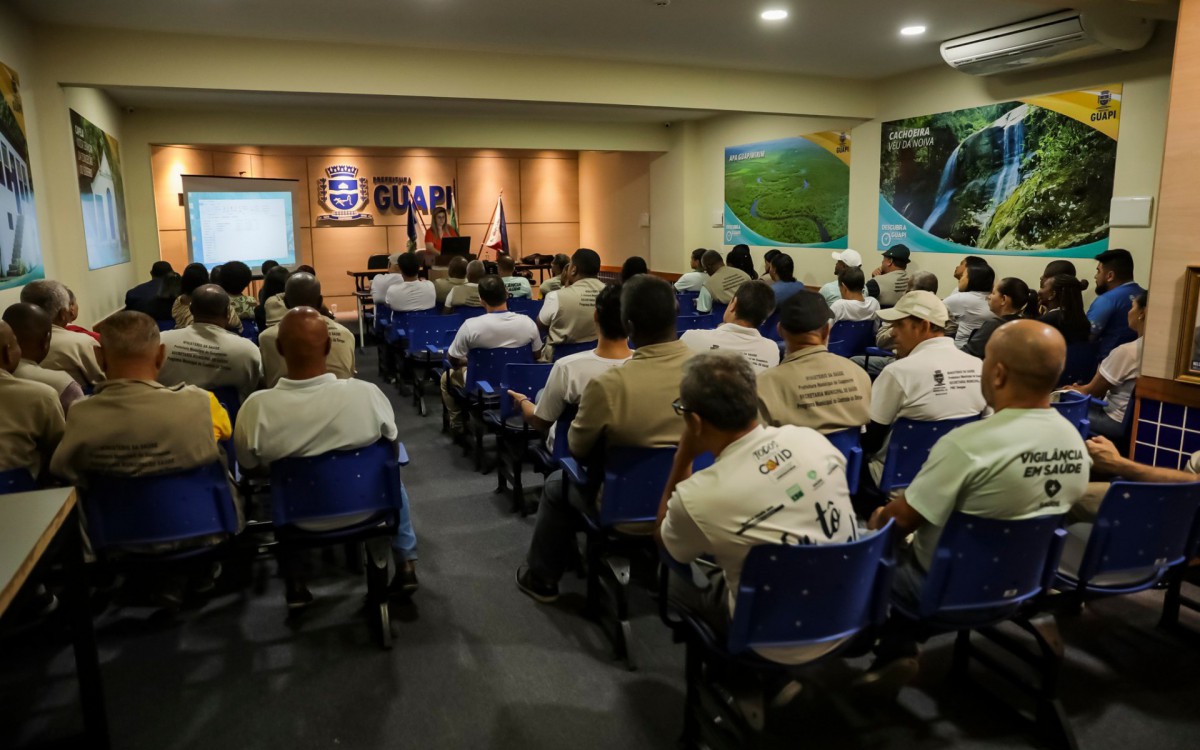 A capacita&ccedil;&atilde;o ocorreu um dia antes da primeira etapa de imuniza&ccedil;&atilde;o