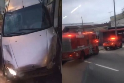 Três pessoas ficam feridas em colisão entre carro e ônibus na Baixada Fluminense