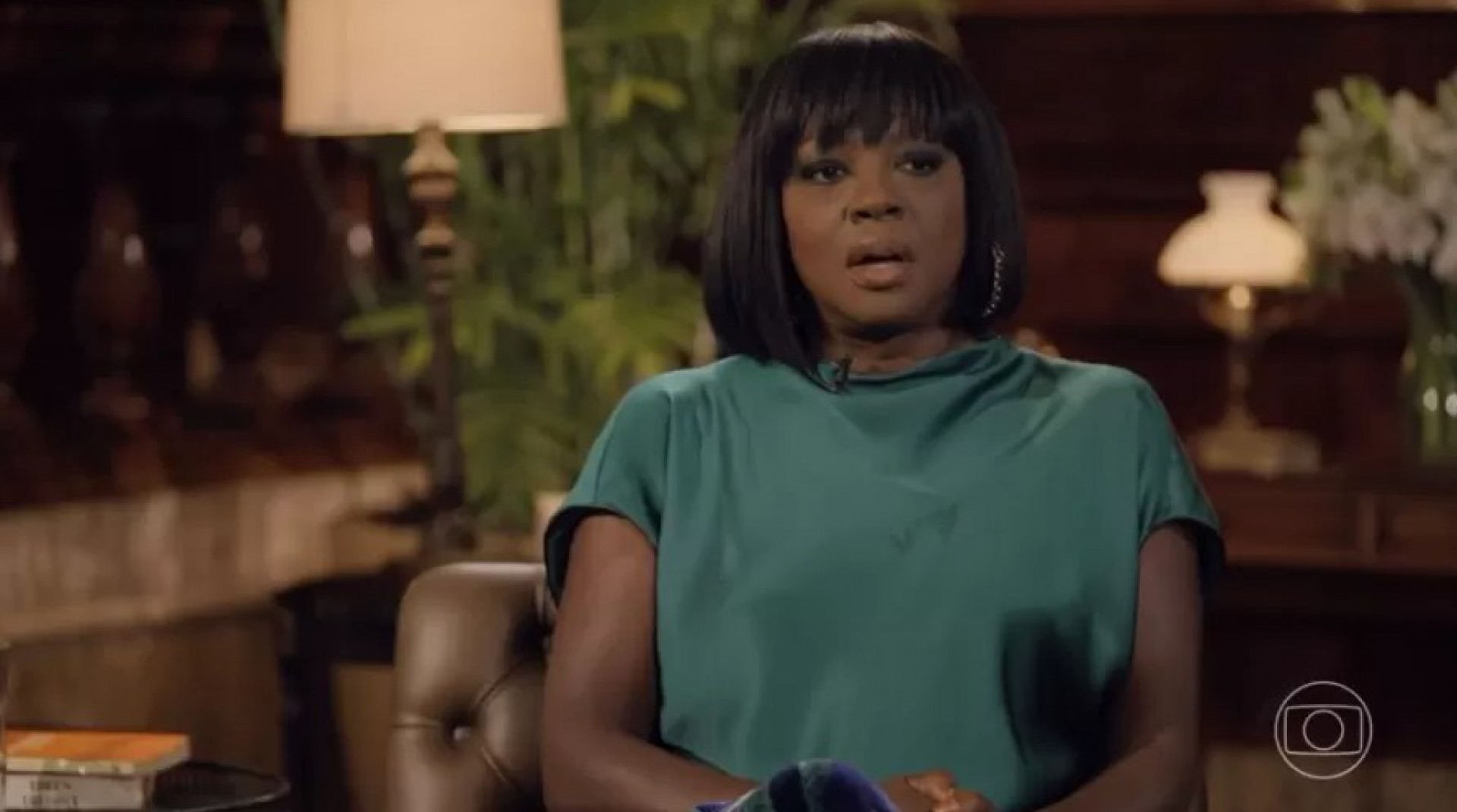 Viola Davis participa do 'Conversa com Bial'  - Divulgação