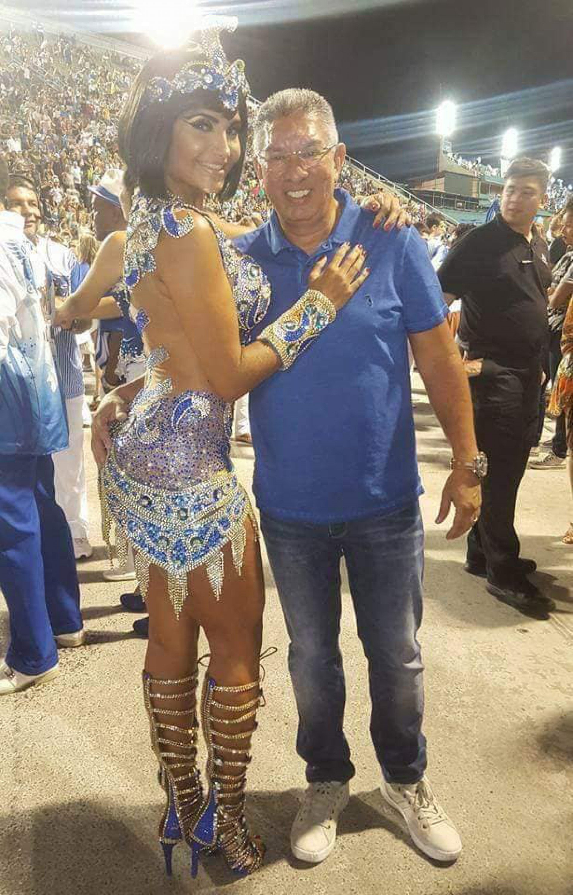 Wilson Moisés era casado com Shayene Cesário, musa da Portela - Redes sociais