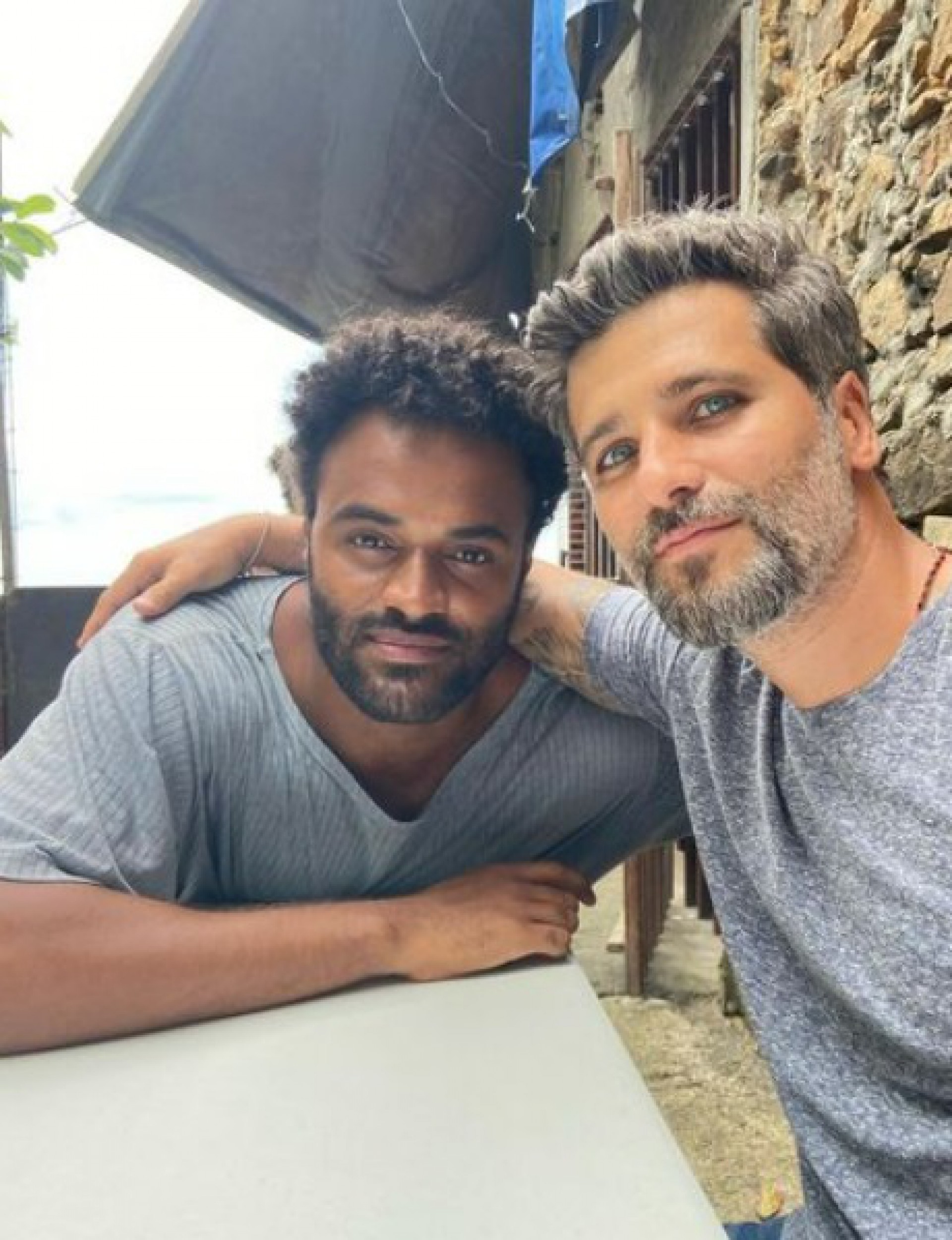 Bruno Gagliasso e Luiz Felipe Lucas  - Reprodução do Instagram