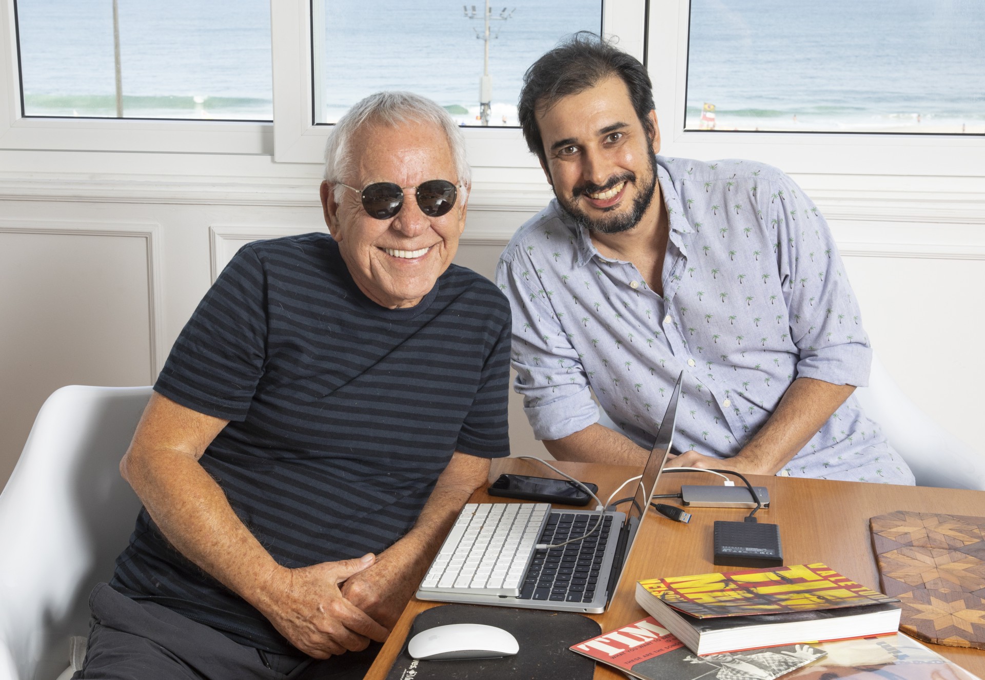 Nelson Motta e Renato Terra são os diretores de 'Vale Tudo com Tim Maia' - João Cotta / TV Globo