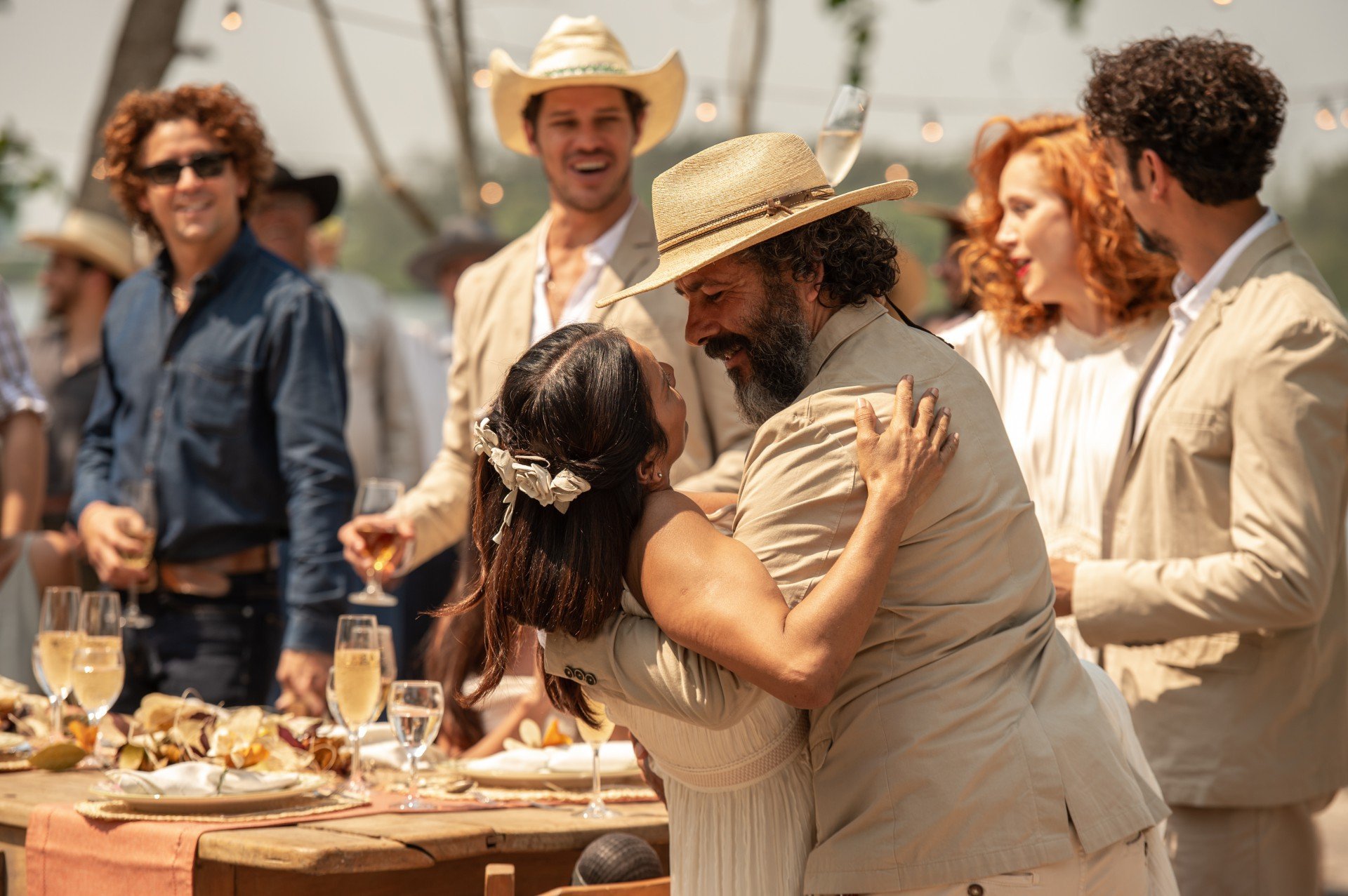 Filó e José Leôncio se casam em 'Pantanal' - Divulgação / TV Globo