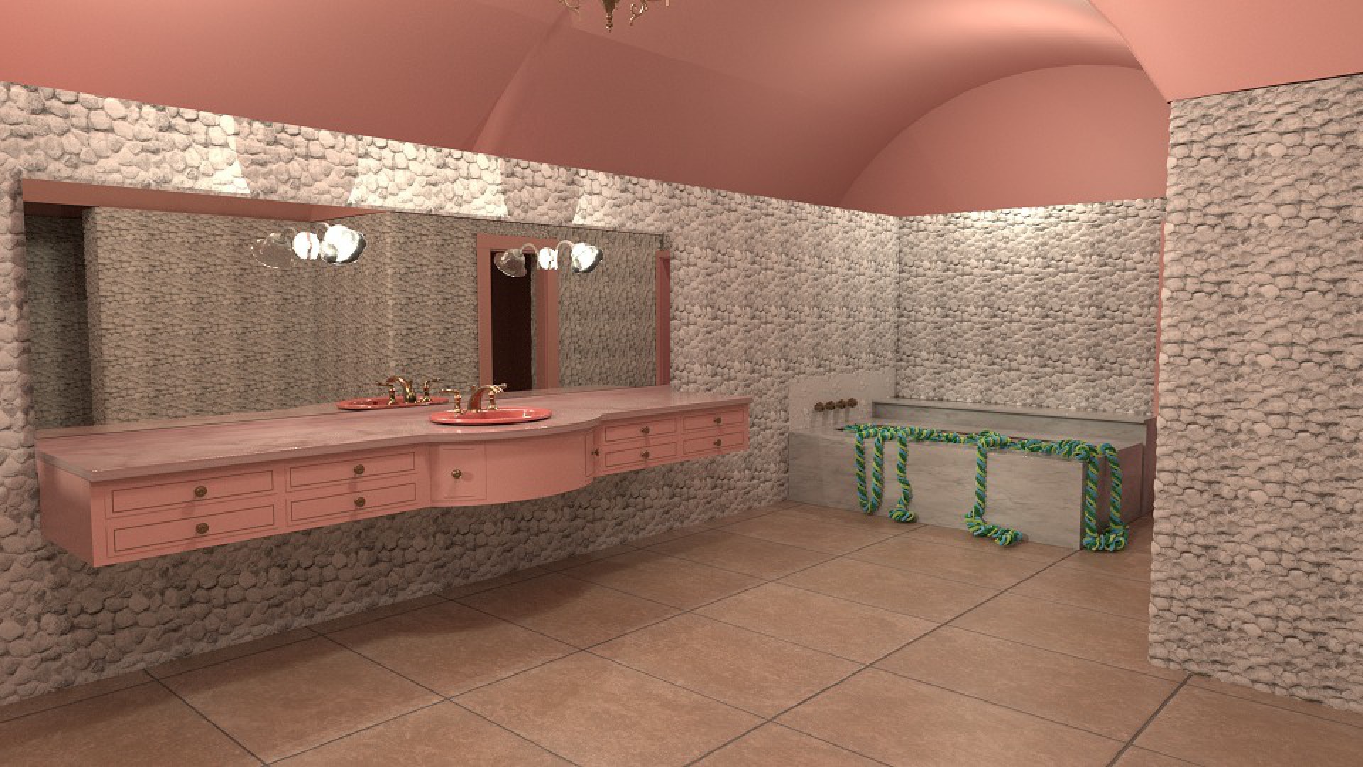 Banheiro da exposição '35 anos de Laura' - Divulgação