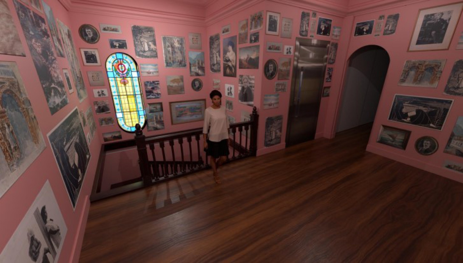 Segundo andar da exposição '35 anos de Laura' - Divulgação