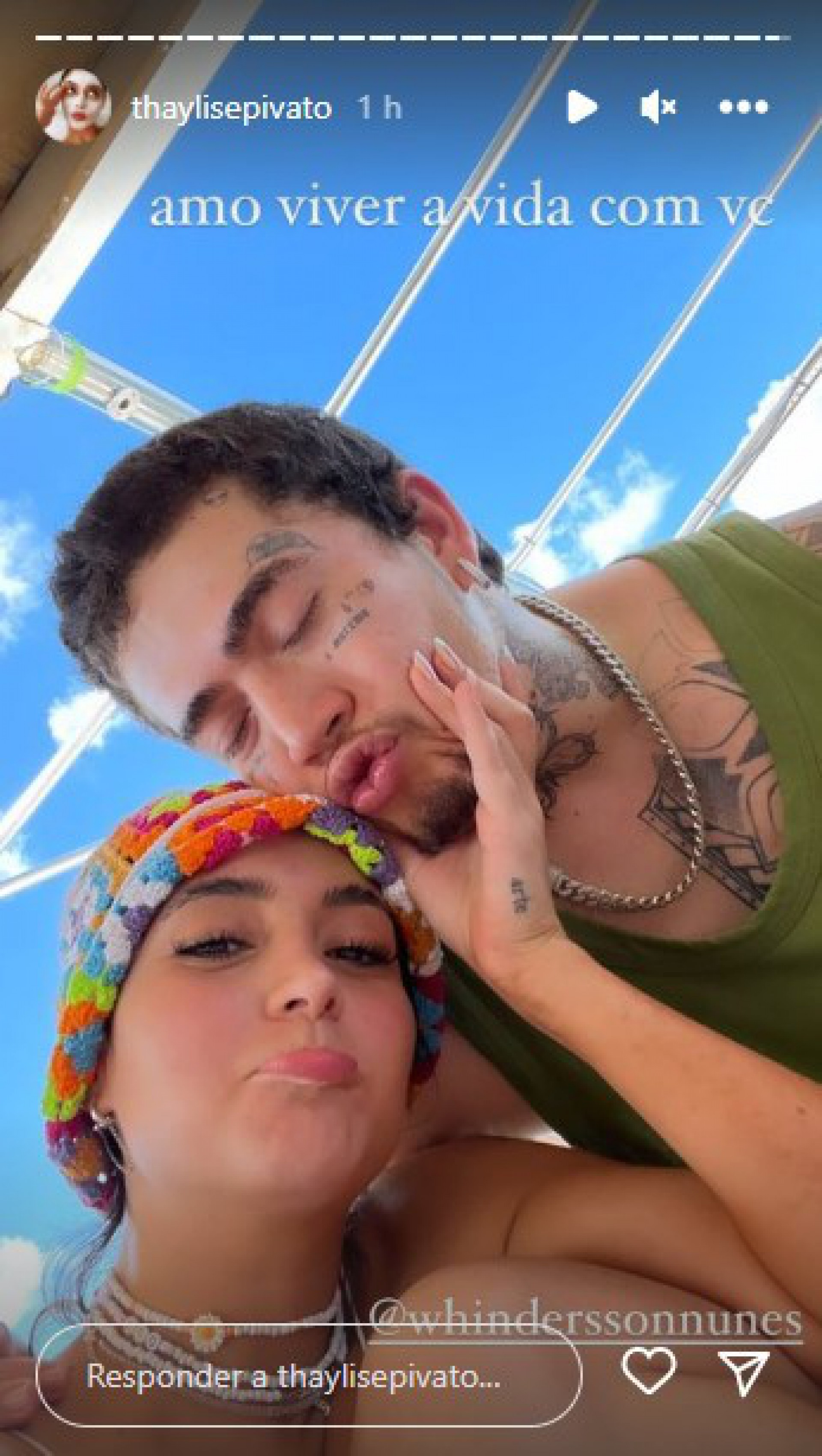 Whindersson Nunes e Thaylise Pivato - ReproduÃ§Ã£o Internet