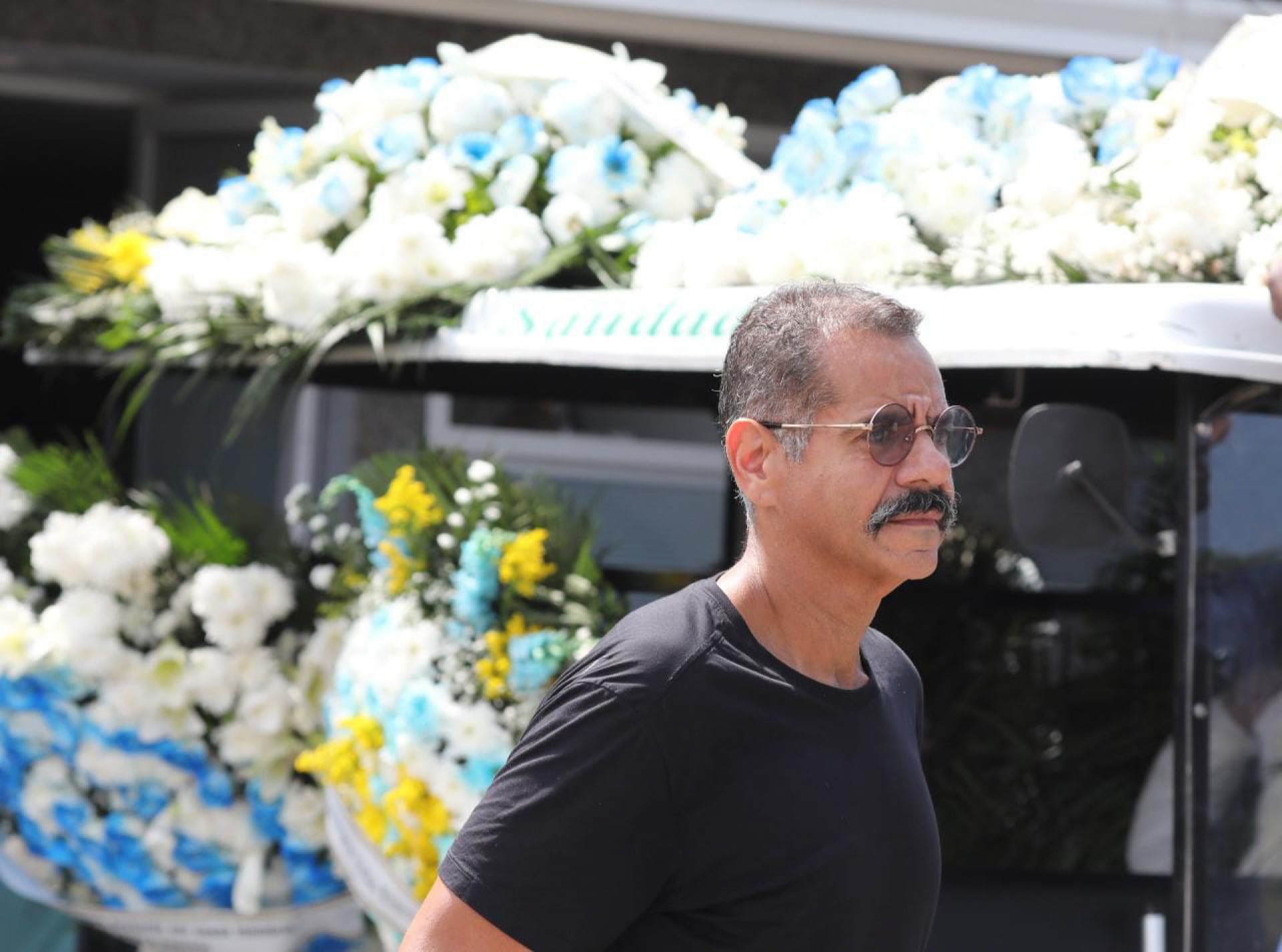 Alex de Oliveira, ex- rei momo, desejou força à família e agradeceu ao Moisés por todo Carnaval - Pedro Ivo/Agência O DIA