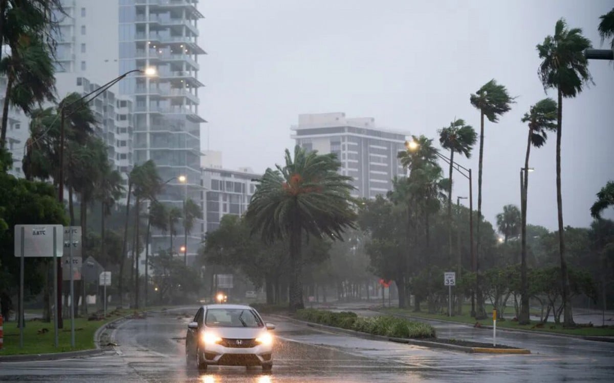 Tempestade pode ter consequ&ecirc;ncias 'catastr&oacute;ficas', segundo os servi&ccedil;os meteorol&oacute;gicos dos EUA - Sean Rayford/AFP