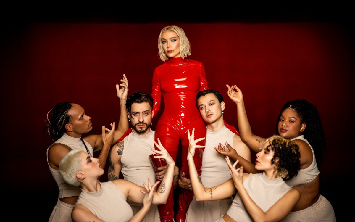 Luiza Possi divulgou o clipe do single 'Agridoce', com Lulu Santos, na &uacute;ltima sexta-feira - Divulga&ccedil;&atilde;o / Lucas Mennezes