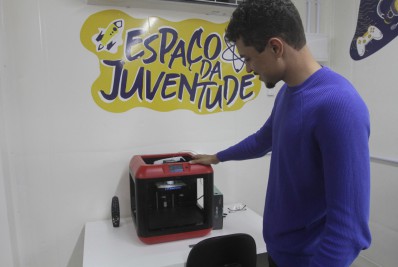Espaços da Juventude oferecem 2,5 mil vagas em cursos de Design de Games e Impressão 3D