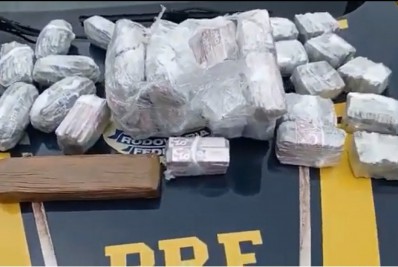 PRF prende três pessoas e apreende cerca de 10 quilos de maconha em Piraí