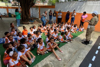 Mobilidade Urbana de Belford Roxo faz campanha educativa sobre o Trânsito