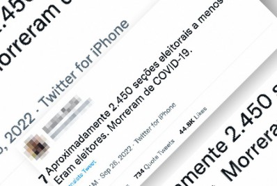 Não houve redução de seções eleitorais em 2022; autora de post viral usou metáfora com mortes por covid
