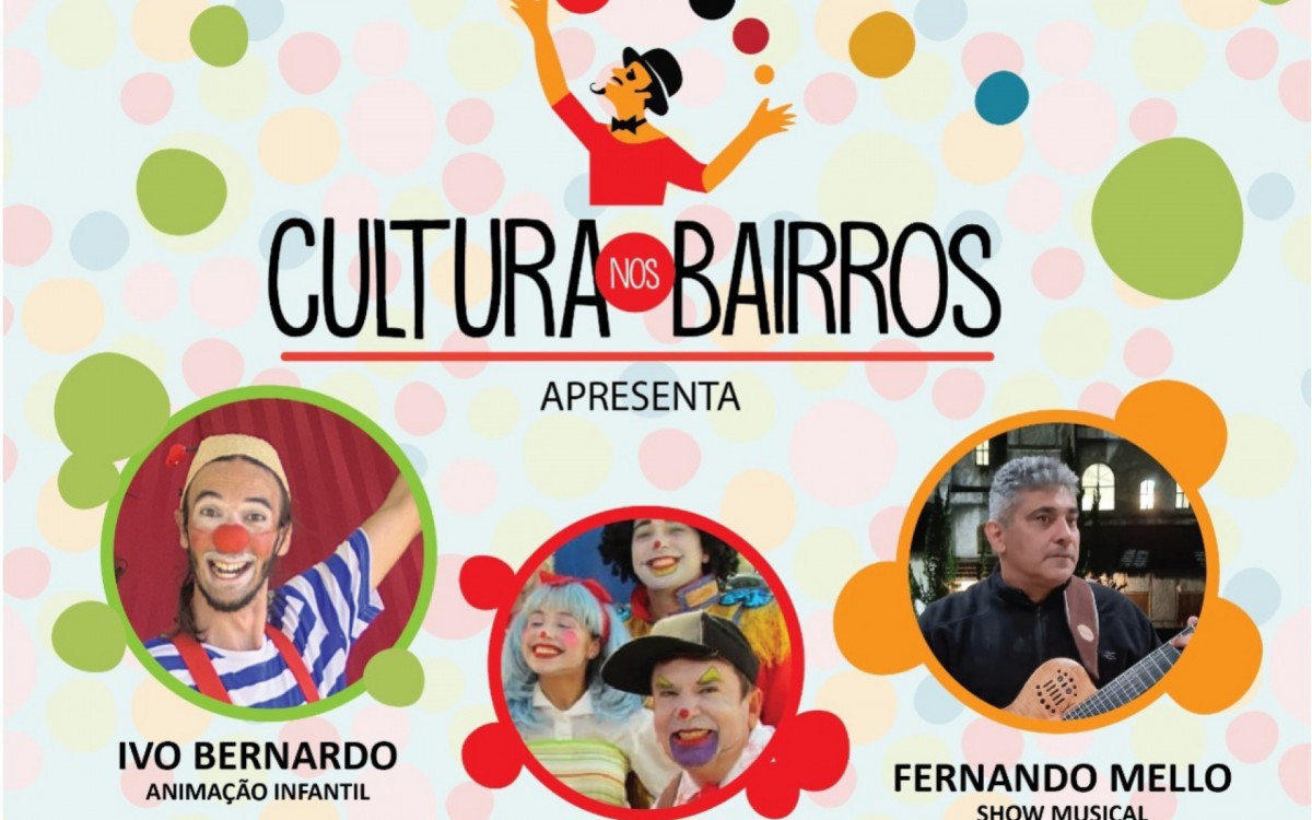 Fonte Santa recebe a trupe do &lsquo;Cultura nos Bairros&rsquo; dia 9